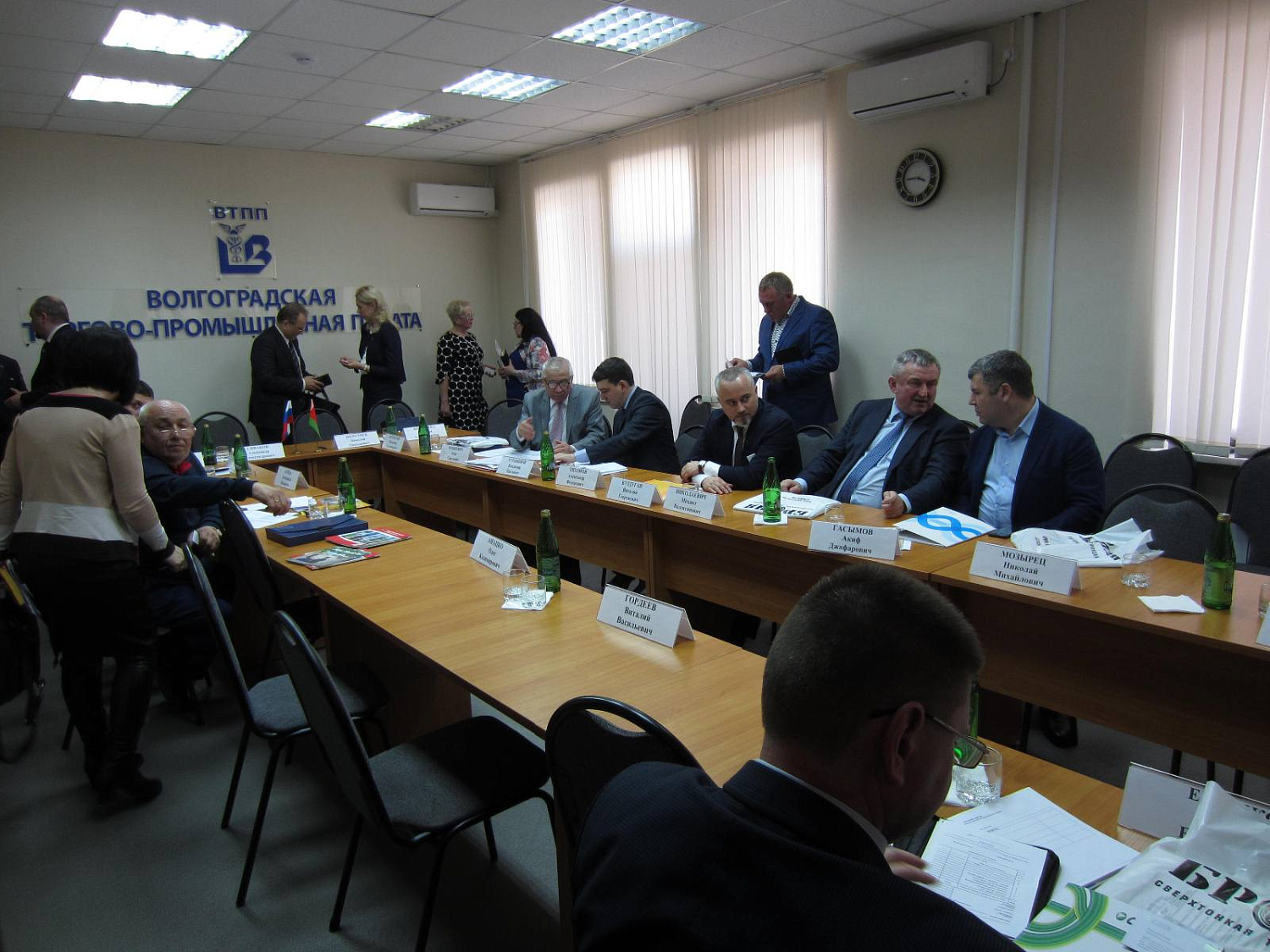 Заседание круглого стола с участием руководителей промышленных предприятий и компаний Витебской и Волгоградской области