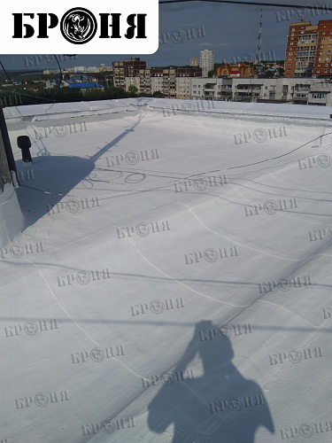 Гидроизоляция плоской кровли жилого дома г. Ульяновск (фото)