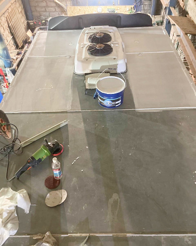 Protection for a Refrigerator Truck (Refrigerated Van) Roof using "Bronya Universal Elastic" Coating, Samara (Photos, Video)