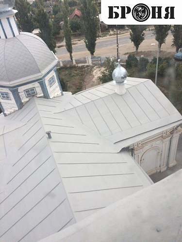 We are pleased to present you a very important and responsible object with the use of Bronya AquaBlock - the Temple of the Venerable Confessor Nikita of Midiki (Volgograd)