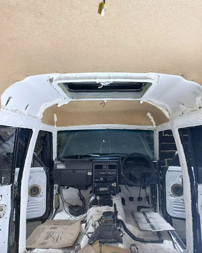 Утепление кузова автомобиля Nissan Safari Y60 с Броня Классик (фото)