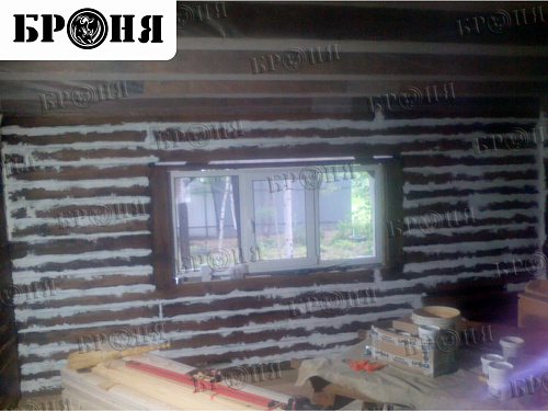 Heat and waterproofing of a wooden house with Bronya materials in Khabarovsk (photo and video)