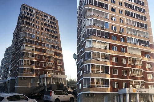 Insulation of loggias planned at the design stage of an apartment building in Togliatti, Samara region. (photo + video)