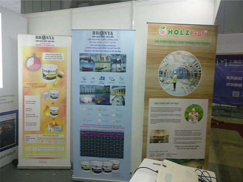 Insulation Armor on fire protection exhibition Secutech Vietnam 2019 (photo)