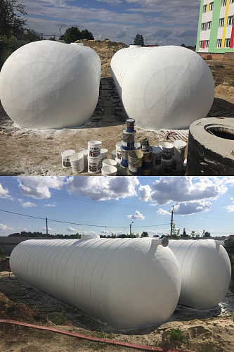 Броня Классик на пожарных резервуарах школы, Тамбовская обл, пос. Умёт (фото+видео)