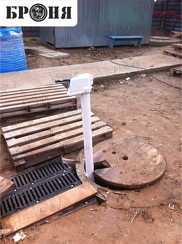 Предотвращение промерзания водяной колонки на стройплощадке жилого комплекса Чайка-2 (г. Волгоград)