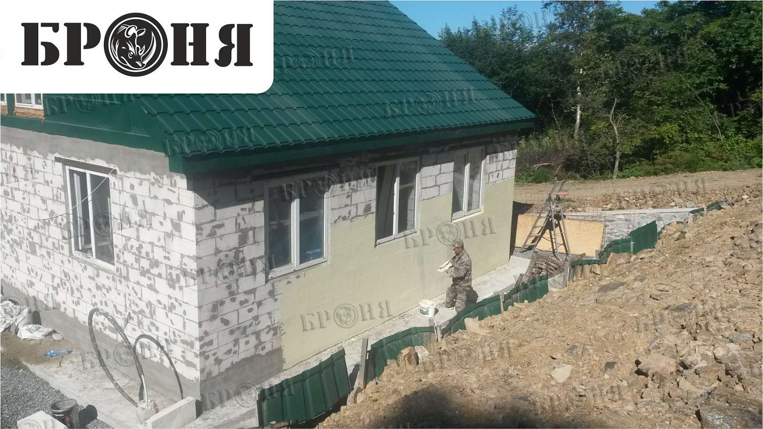 Находка, утепление дома Броня Лайт