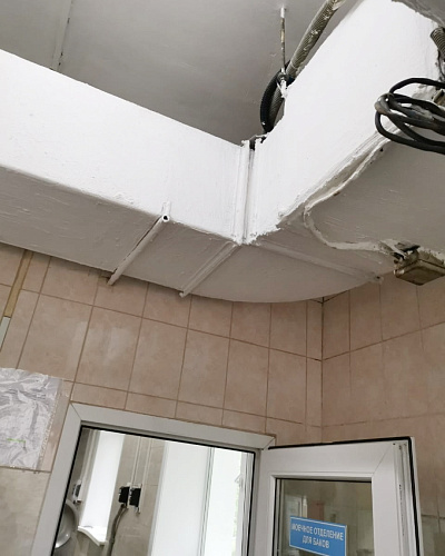 Теплоизоляция вентиляции пищевого блока с «Броня Классик НГ», Благовещенск (фото, видео)