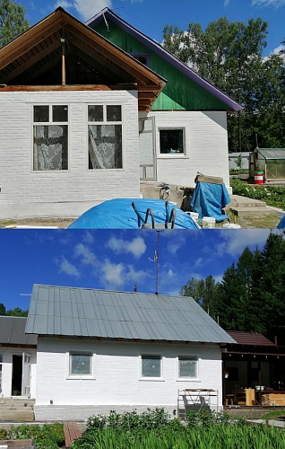 Заключение по теплопроводности 0.001 Броня на  фасаде частного дома г.Зеленогорск (фото)
