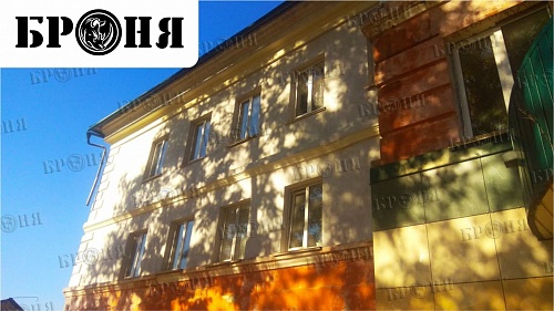 Теплоизоляция Броня на фасаде Детской школы искусств в рамках капитального ремонта в г. Липецк (фото и видео)
