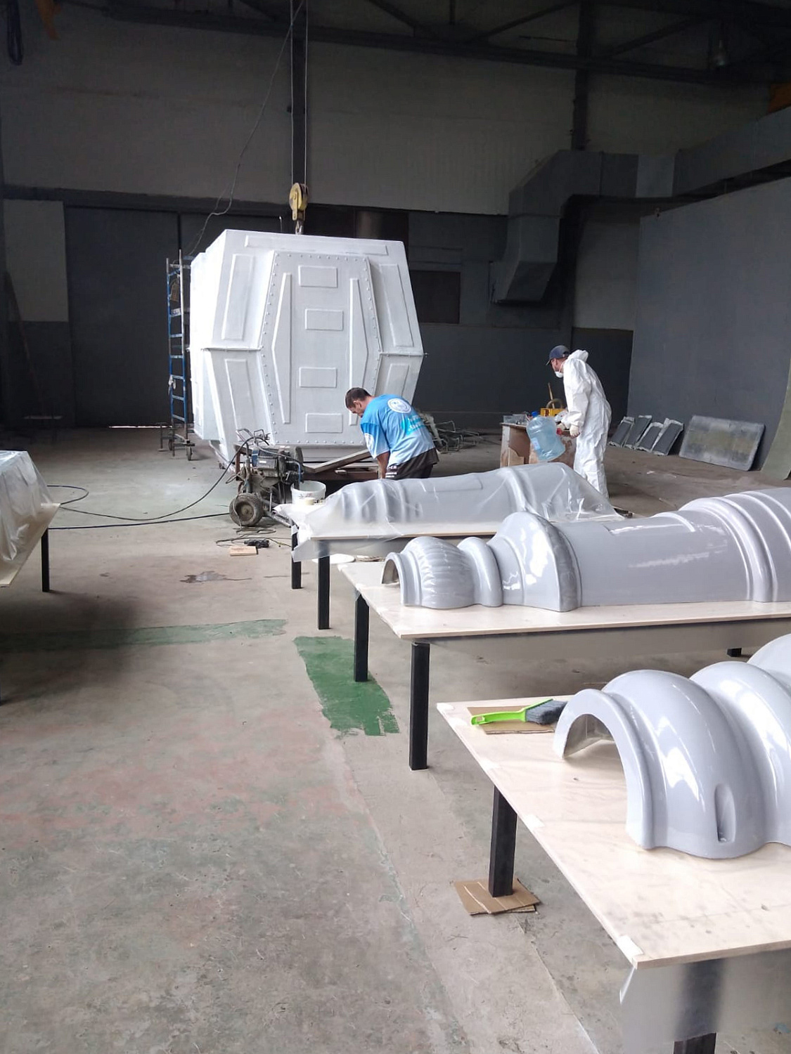 "Bronya AquaBlock Prism + Bronya Classic NF" in the Industrial Production Cycle of Composite Prefabricated Buildings (photos and video)