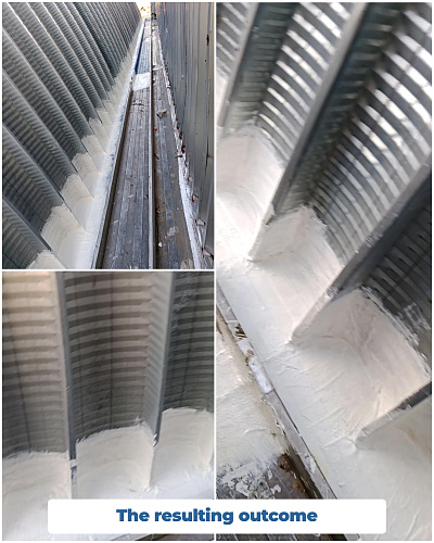 Reliable crop protection: waterproofing of a soybean storage hangar using Bronya AquaBlock Expert in the Amur Region! (photo, video)