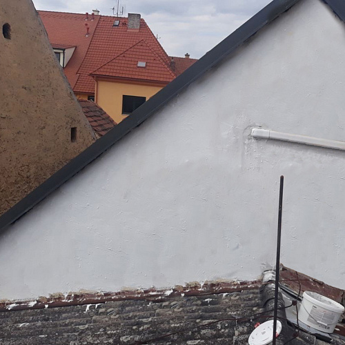 Утепление фронтонной стены при помощи Броня Фасад НГ, Кельн, Германия(фото)