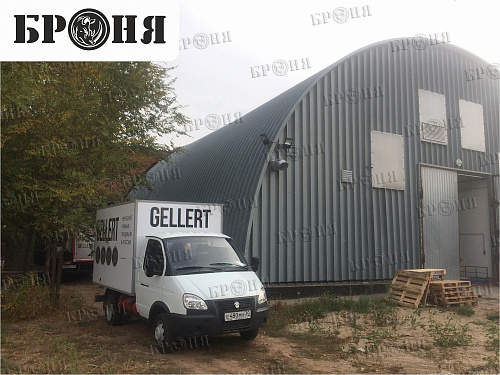 Thermal insulation Broya warming warehouse at the brewery GELLERT in Astrakhan (photo + video)