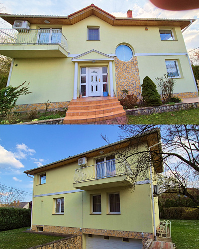 Теплоизоляция двухэтажного коттеджа с «Броня Фасад НГ», Венгрия (фото, видео)