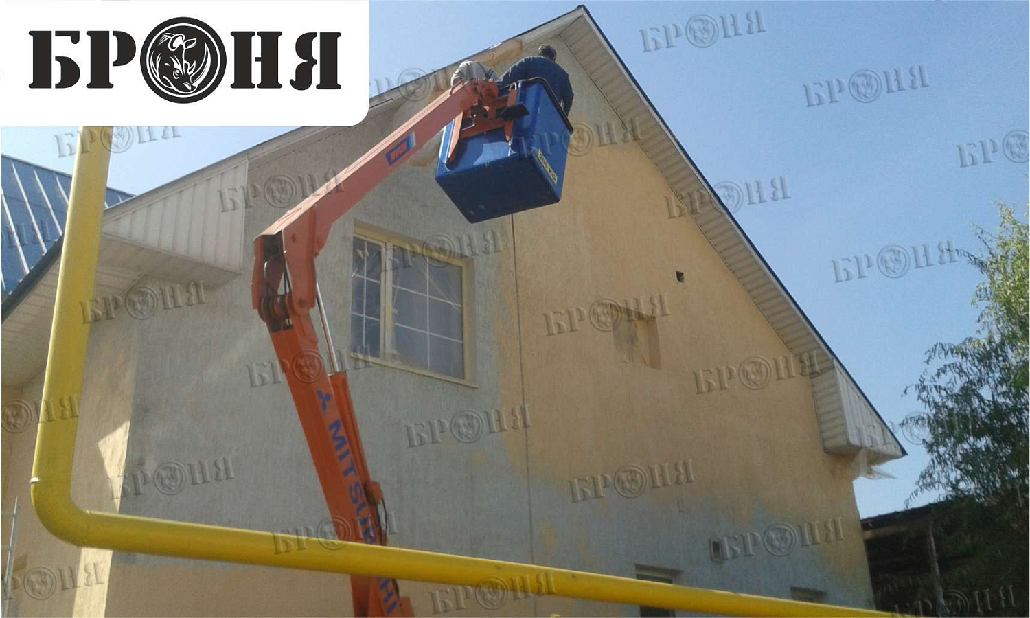 Almaty, Insulation of a Private House, "Bronya Facade" + "Bronya Water Repellent"