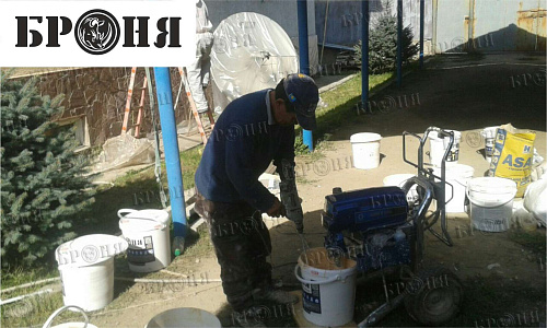 Insulation of a Private House with Bronya Facade + Bronya Hydrophobizer (Almaty)