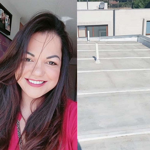 Application of Classic NF BRONYA on the roof in order to save electricity on air conditioning (photos and videos) Santiago, Chile