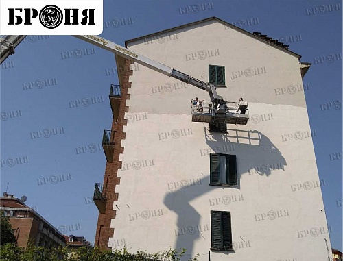 Очень круто! Комплексное применение Теплоизоляции Броня на жилом здании в центре г. Турин, Италия (фото)
