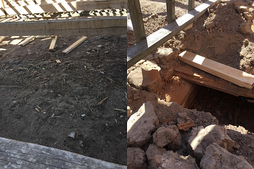 Bronya Light for insulating the roof of the refectory of the church of Dmitry Solunsky. from. Loznoe, Dubovsky district, Volgograd region (photo)