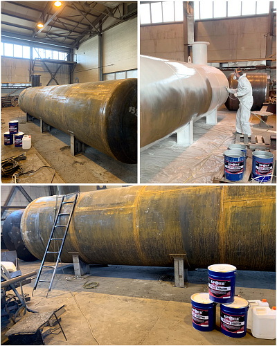 Reliable Corrosion Protection: Applying "Bronya Metal Elastic" on Gas Holders in the Samara Region (Photos, Video)