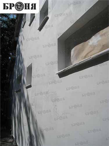 Теплоизоляция Броня на фасаде и внутренней стороне стен частного дома в Венгрии (фото)