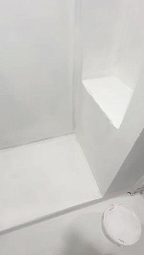 Waterproofing a shower with Bronya AquaBlock Effect, Blagoveshchensk (photos, video)