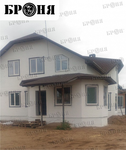 Теплоизоляция Броня Фасад при утеплении частного домовладения в г. Череповец (фото)