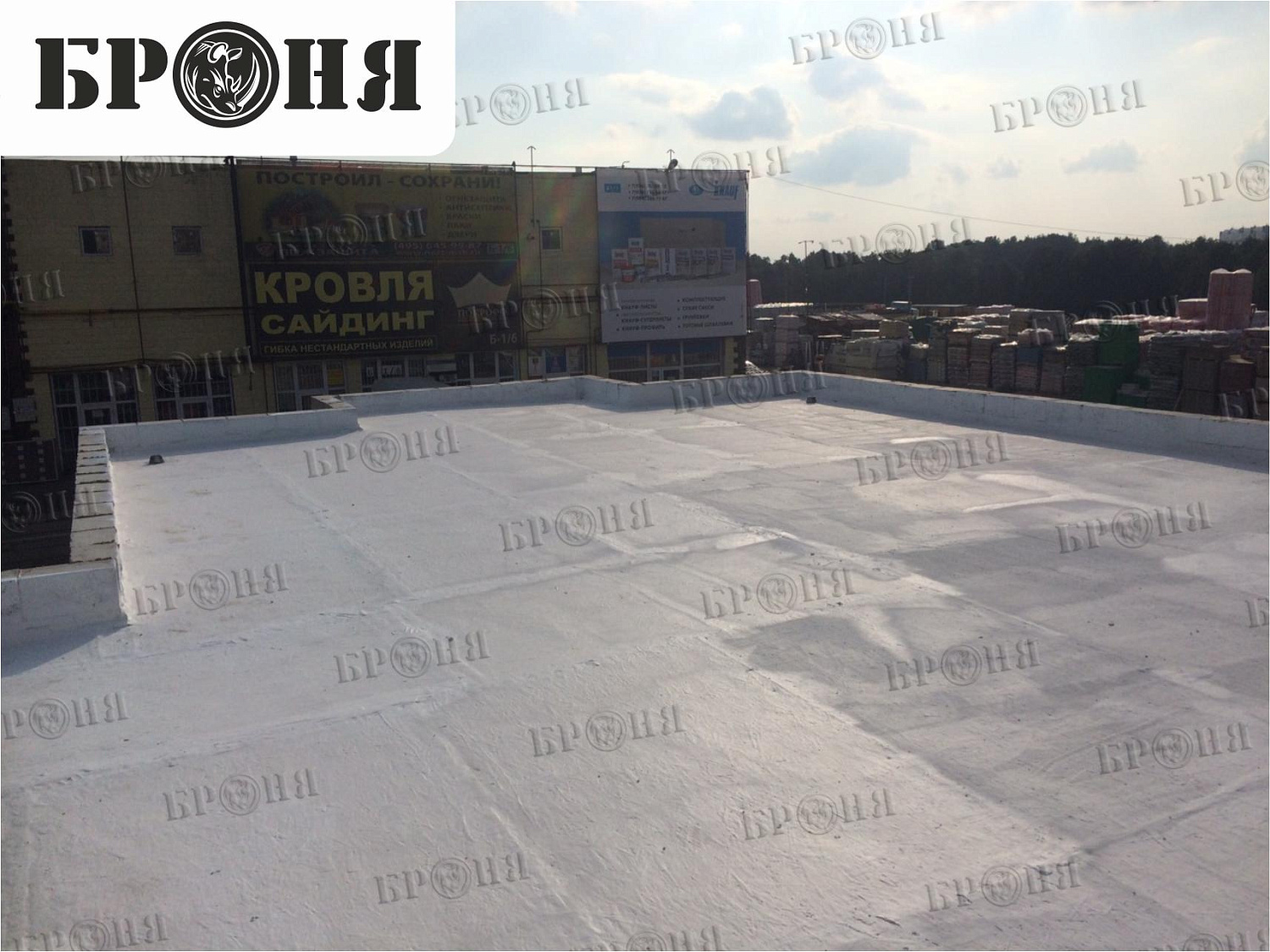 Москва, кровля Броня АкваБлок