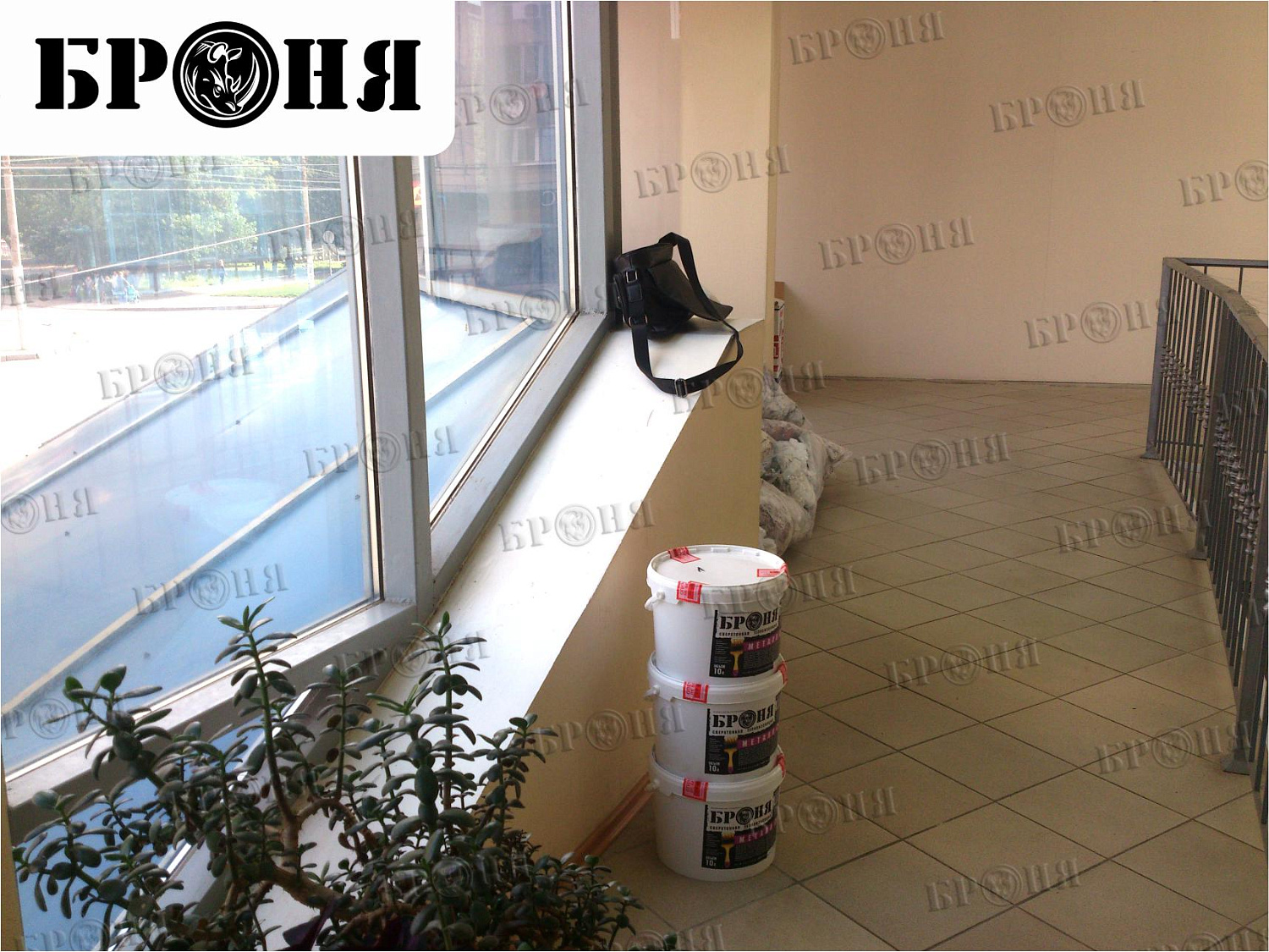 Липецк, металлическая конструкция витража торгового центра