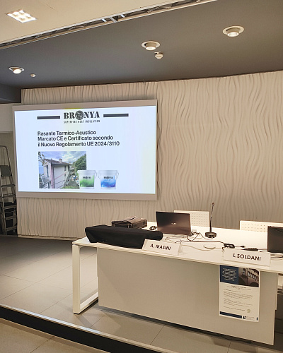 Bronya Italy at a Seminar in Padua: Thermal Insulation Technologies for Architects and Landscape Designers (Photos)