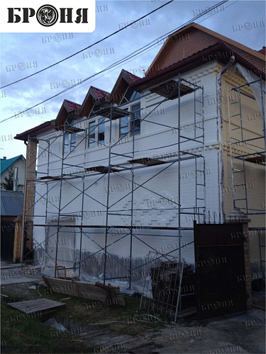 Утепление стен частного дома Теплоизоляцией Броня (г. Сургут)