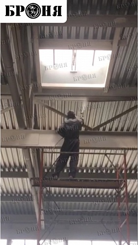 Броня Огнезащита на несущих металлических конструкциях в строящемся Автосалоне г. Тольятти (видео и фото)
