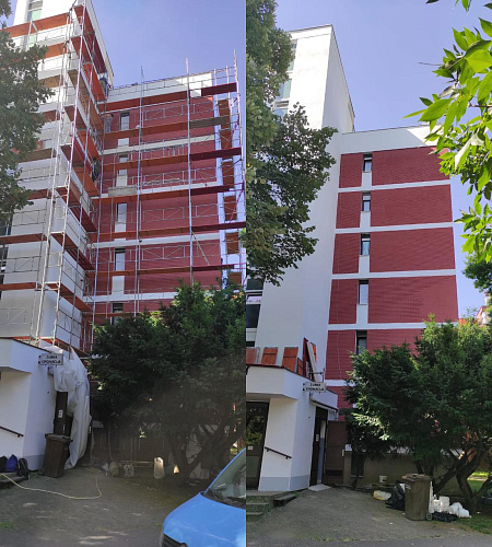 Комплексное применение Броня Лайт НГ и Броня Фасад НГ при теплоизоляции жилого здания в г. Загреб, Хорватия (фото)