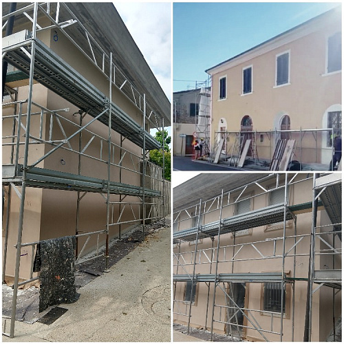 Применение Броня Фасад в работах по теплоизоляции фасада крупного двухэтажного таунхауса в Италии 