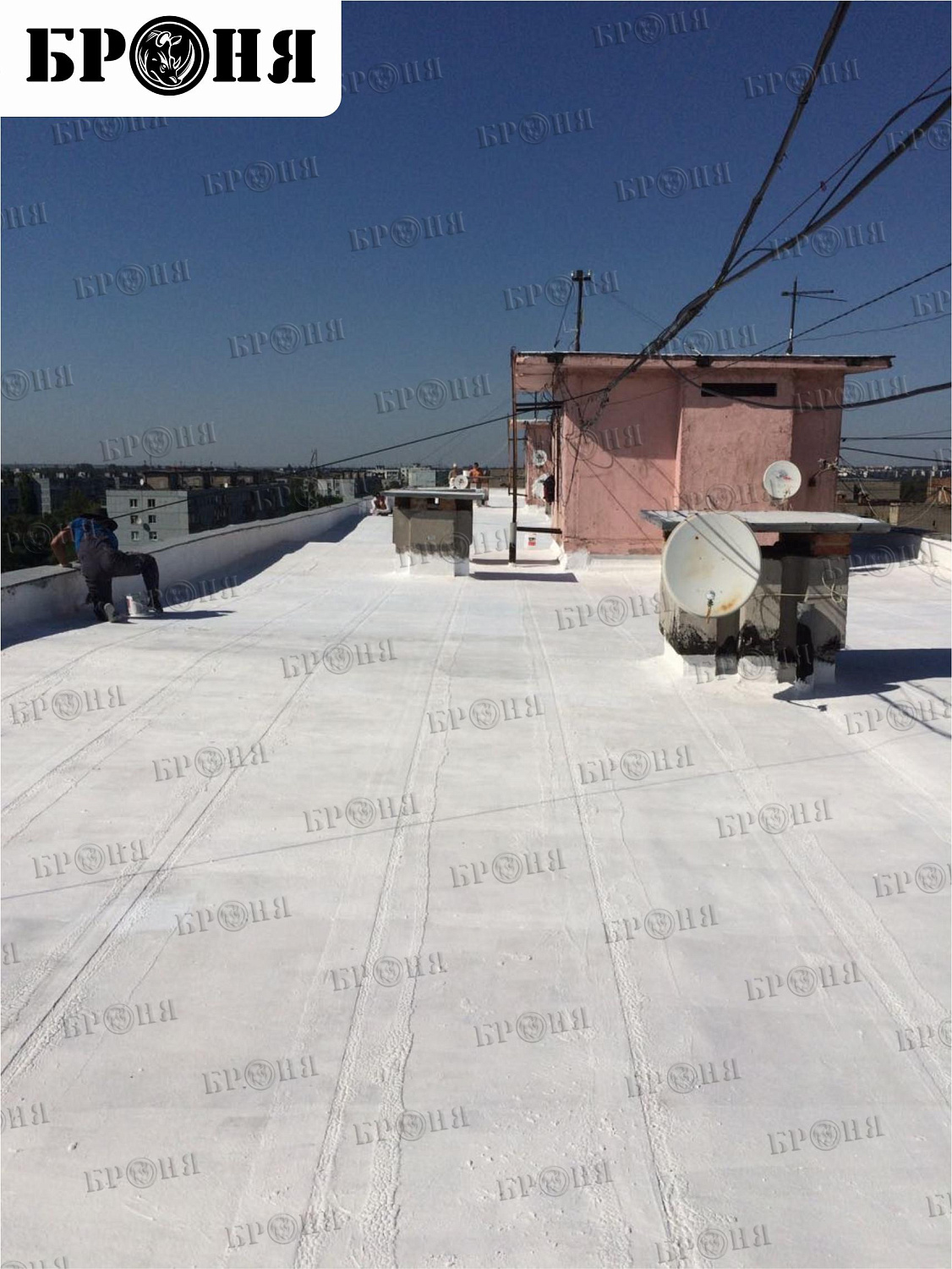 Ростов-на-Дону, броня АкваБлок ремонт кровли жилого дома