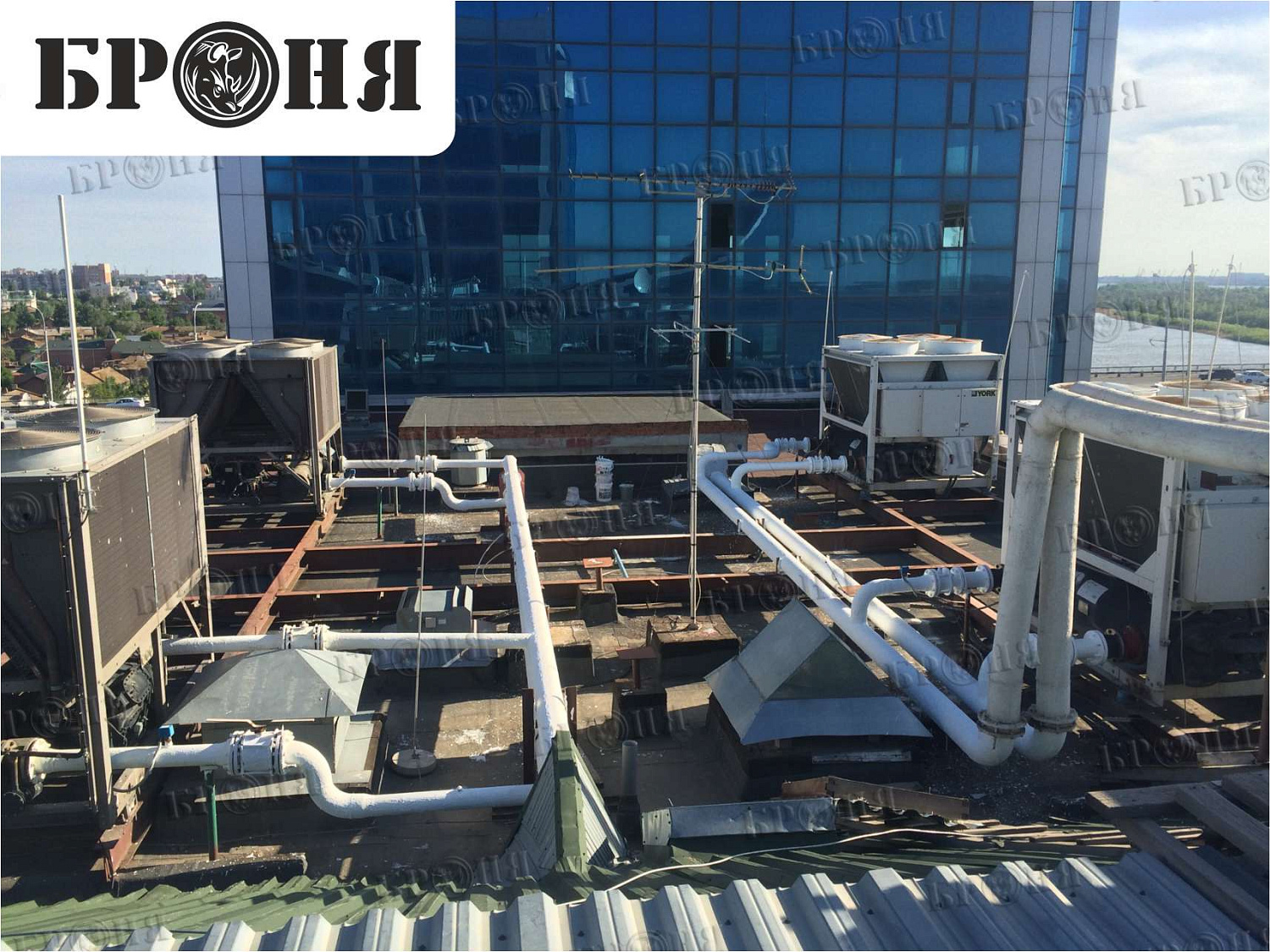 Bronya Thermal Insulation on a Pipeline