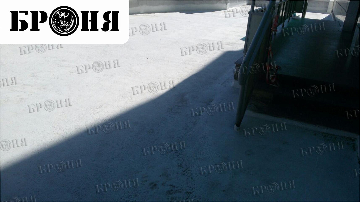 Алматы, Броня АкваБлок на крыше дома