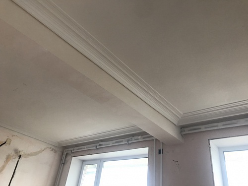 Thermal insulation of the ceiling of the last floor at the Ostrovok recreation center Kapylovo, Togliatti, Samara region (photo+video)