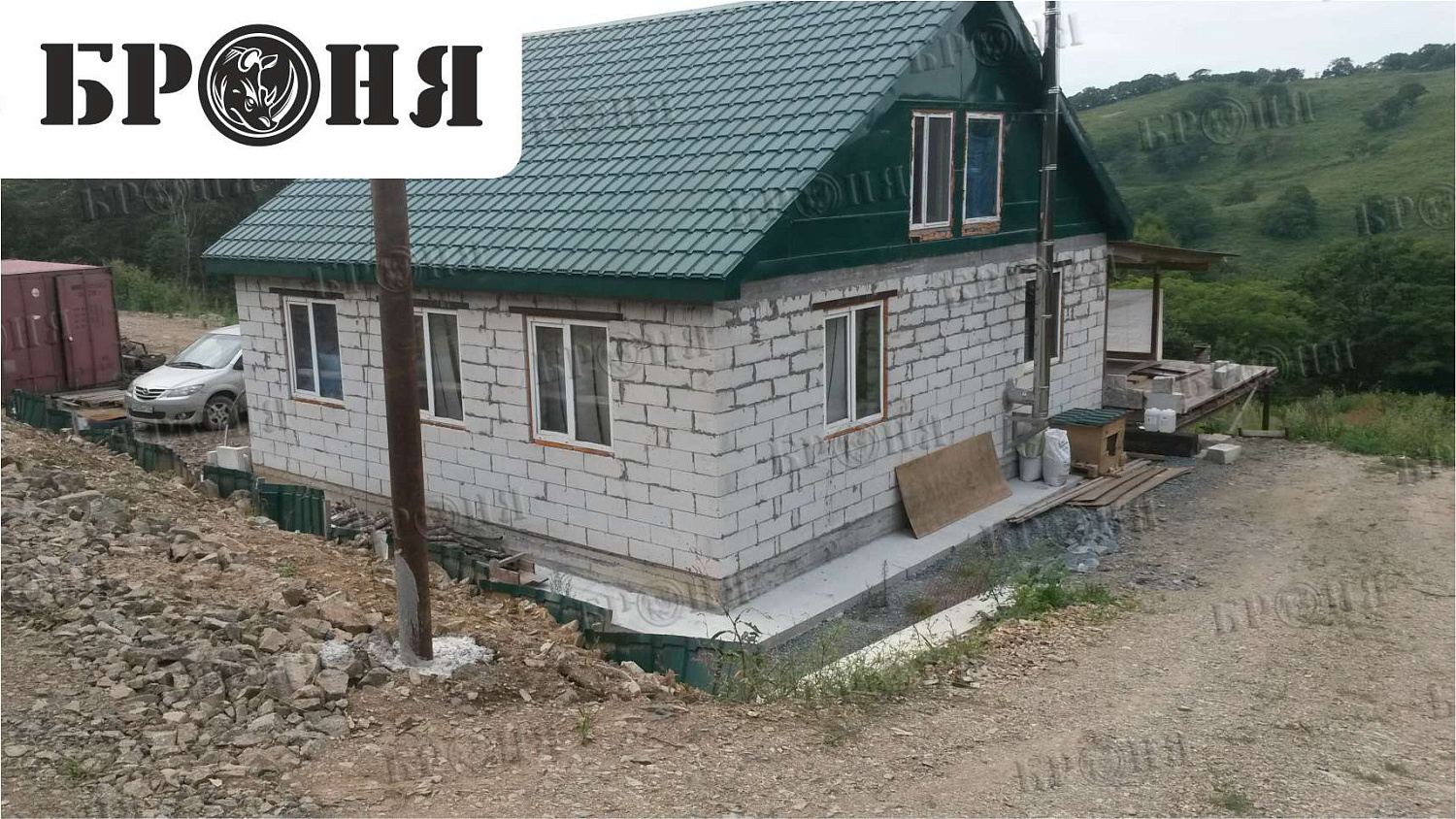 Находка, утепление дома Броня Лайт