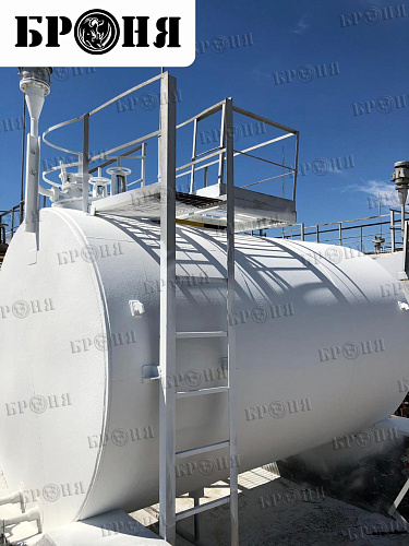 Важно! Теплоизоляция Броня на стальных резервуарах для хранения нефтепродуктов на объекте ООО "Газпром трансгаз Волгоград", г. Волгоград (фото + видео)