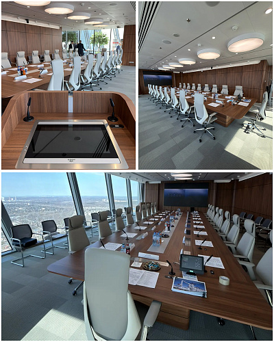 Инновации «Броня» в самом высоком небоскребе Европы: презентация для ПАО «Газпром» в Лахта Центре (фото, видео)