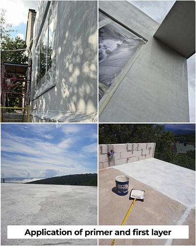 Integrated approach for solving problems with Bronya materials: facade insulation and roof waterproofing in Crimea, Sevastopol (photo)