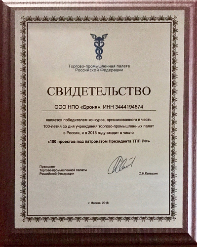 Подведены итоги акции «100 проектов под патронатом Президента ТПП РФ»