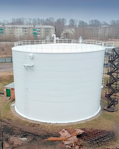 Защита от коррозии и теплоизоляция резервуара РВС-3000 с «Броня Антикор НГ» и «Броня Классик НГ» в Белогорске (фото, видео)