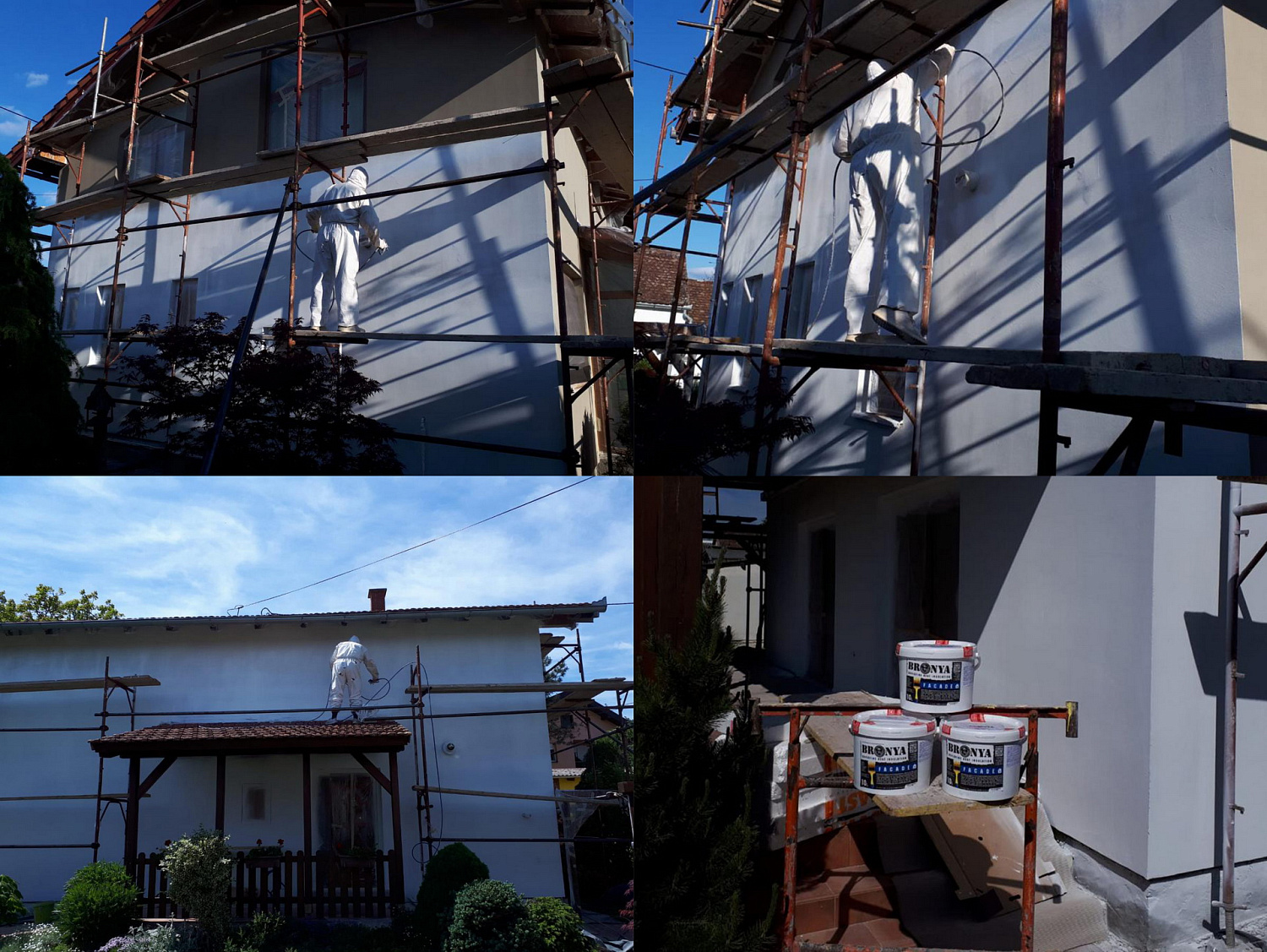 Bronya Facade NF on the facade of a private house in Donji Mikholyac, Croatia