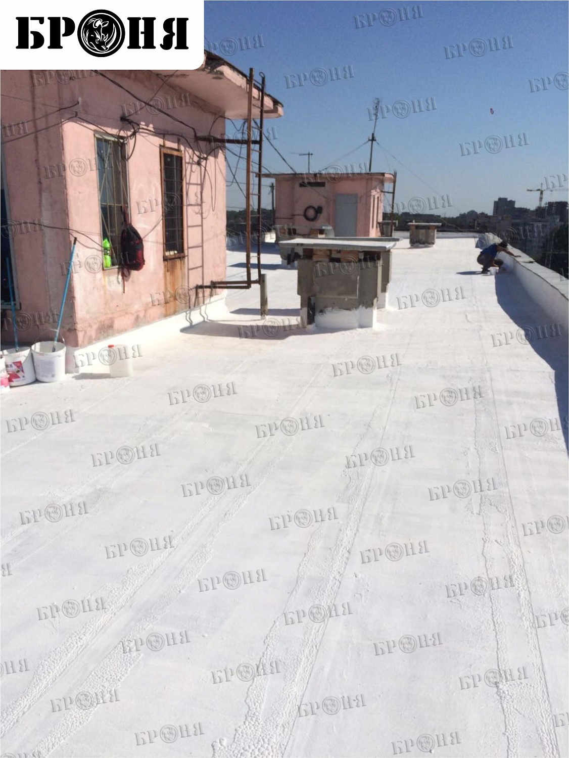 Ростов-на-Дону, броня АкваБлок ремонт кровли жилого дома