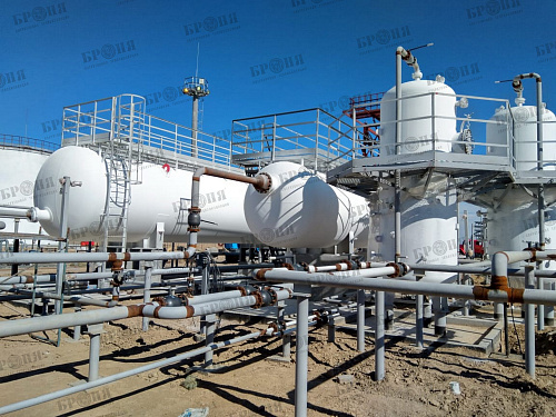 Броня классик НГ на цистернах нефтеперерабатывающего предприятия Кызылординской области (Казахстан) (фото)