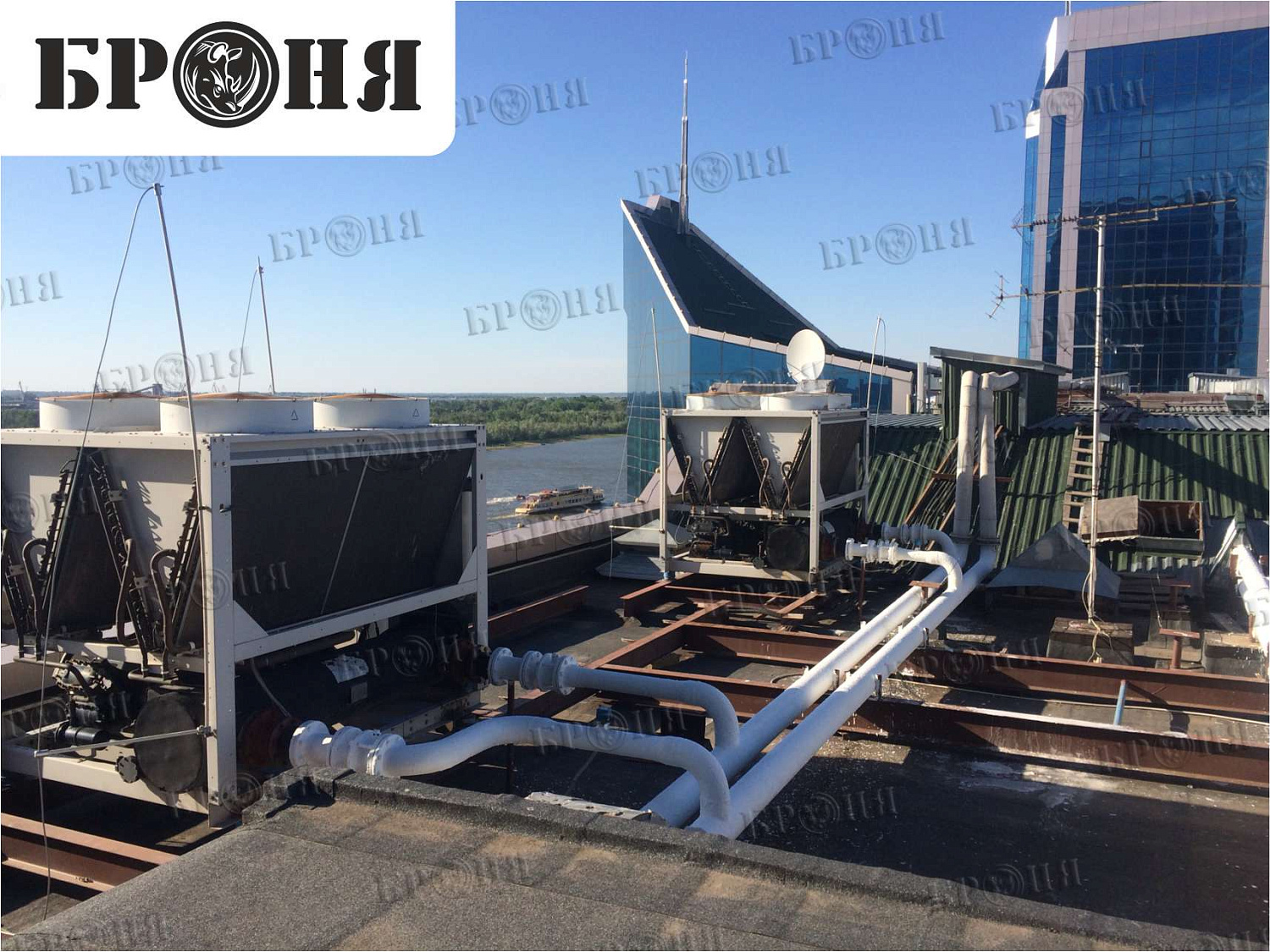 Bronya Thermal Insulation on a Pipeline