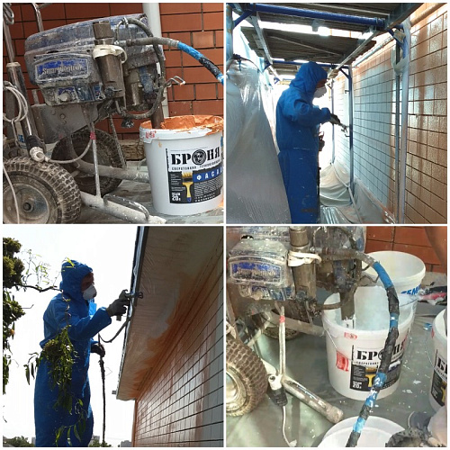 Броня Фасад при теплоизоляции фасада крупного коттеджа в городе Волгограде (фото и видео) 